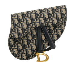 Saddle Belt Bag, Canvas, Beige/Navy, 50MA0169, 2*